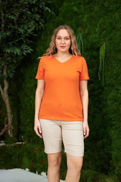 BÜYÜK BEDEN V YAKA TİŞÖRT