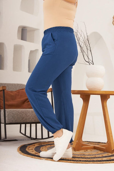 BEL VE PAÇA LASTİKLİ AEROBİN BÜYÜK BEDEN PANTOLON
