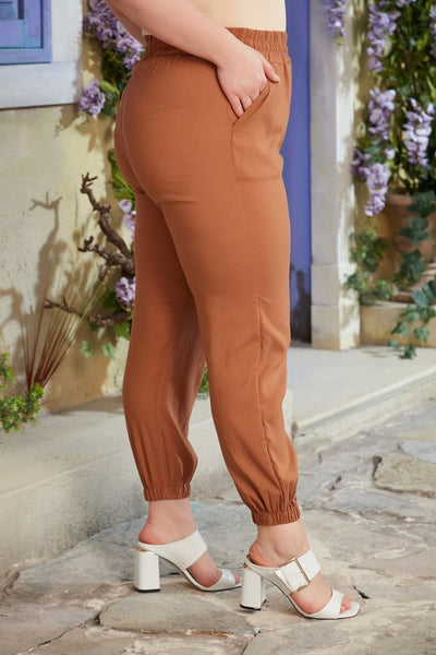 BEL VE PAÇA LASTİKLİ AEROBİN BÜYÜK BEDEN PANTOLON