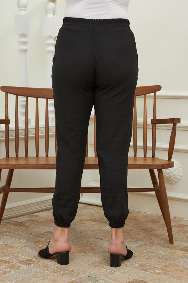 BEL VE PAÇA LASTİKLİ AEROBİN BÜYÜK BEDEN PANTOLON