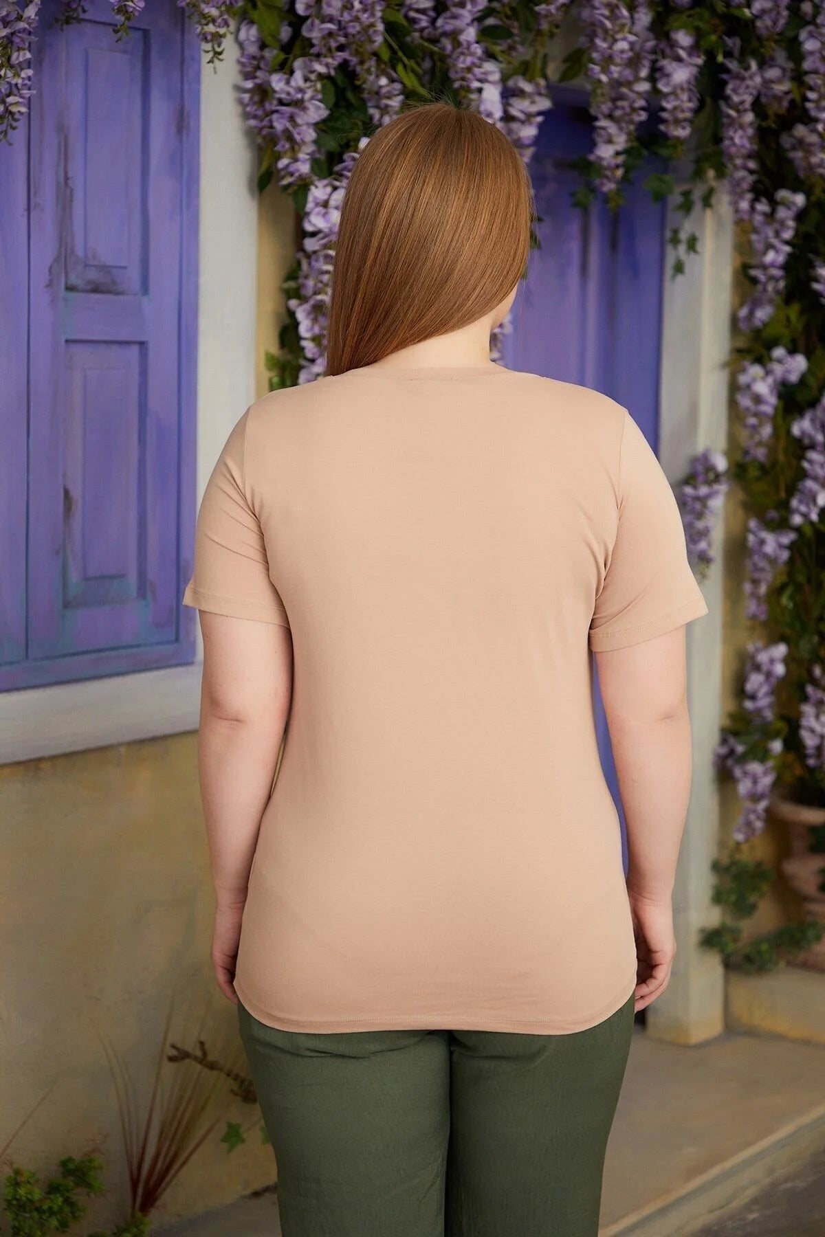 BÜYÜK BEDEN BİSİKLET YAKA TİŞÖRT