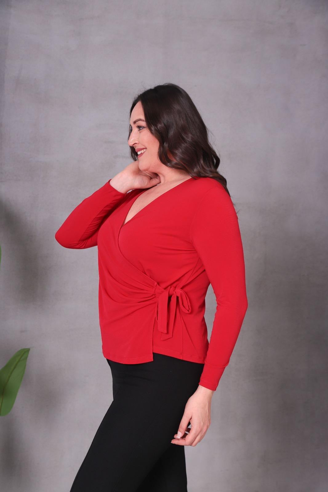 BÜYÜK BEDEN KRUVAZE BLUZ