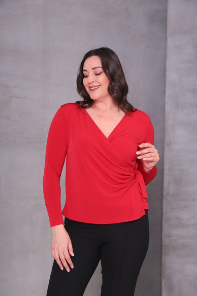 BÜYÜK BEDEN KRUVAZE BLUZ