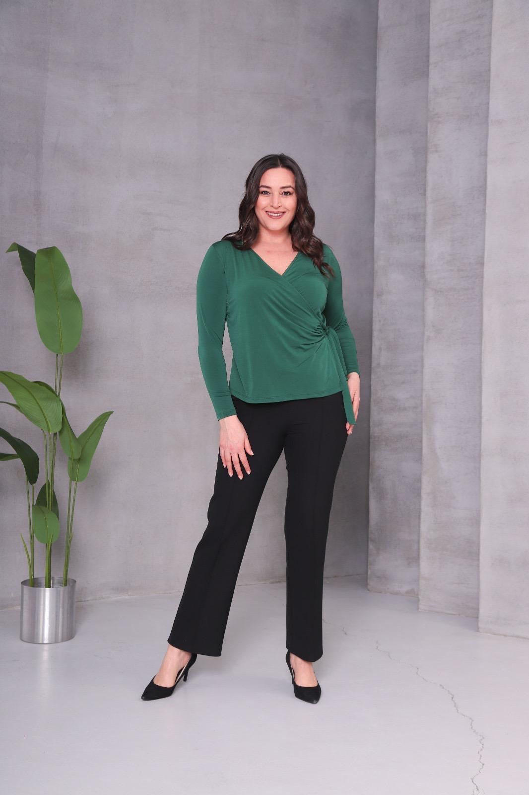 BÜYÜK BEDEN KRUVAZE BLUZ