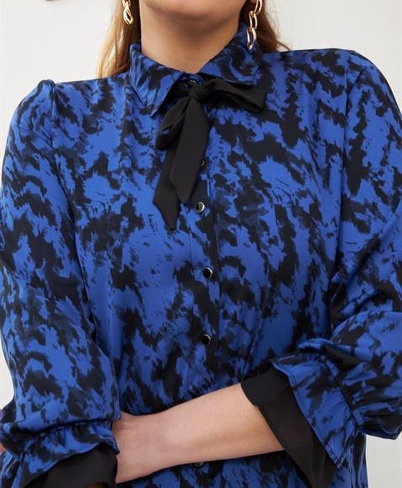 BÜYÜK BEDEN SATEN GÖMLEK