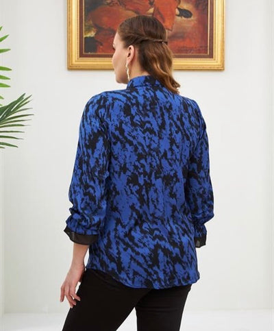 BÜYÜK BEDEN SATEN GÖMLEK