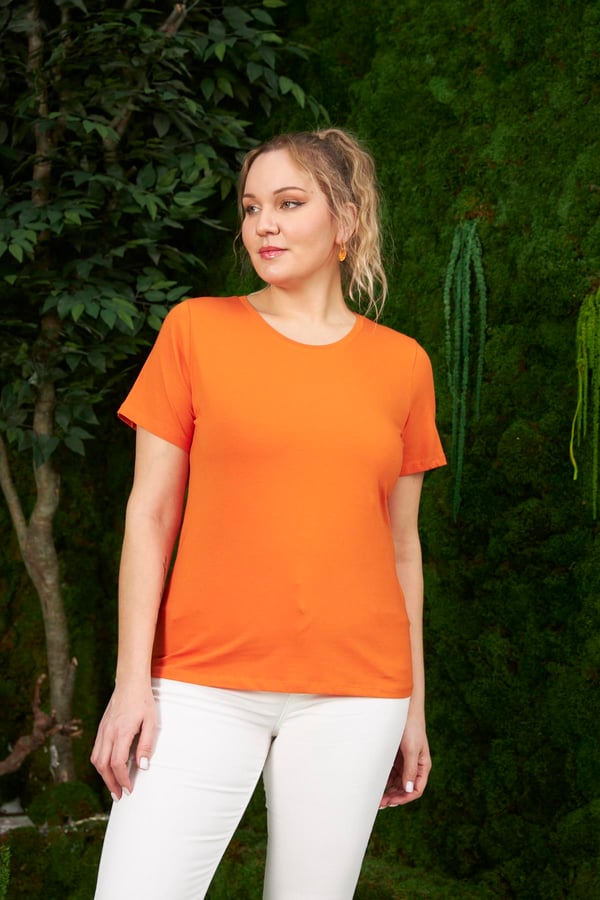 BÜYÜK BEDEN BİSİKLET YAKA TİŞÖRT