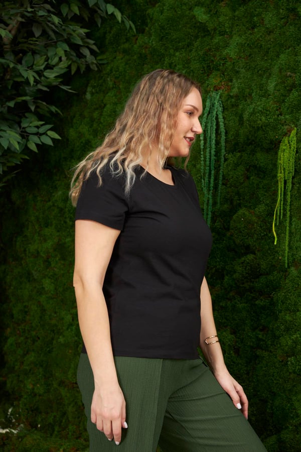 BÜYÜK BEDEN BİSİKLET YAKA TİŞÖRT